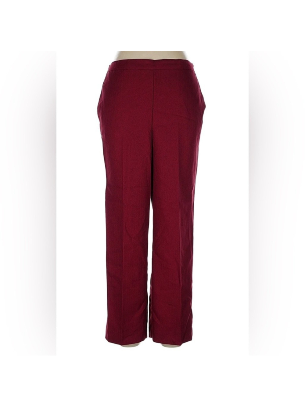Alfred Dunner Plum Burgundy Dress Pants